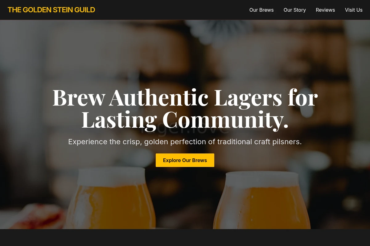 Pilsner Craft Beer